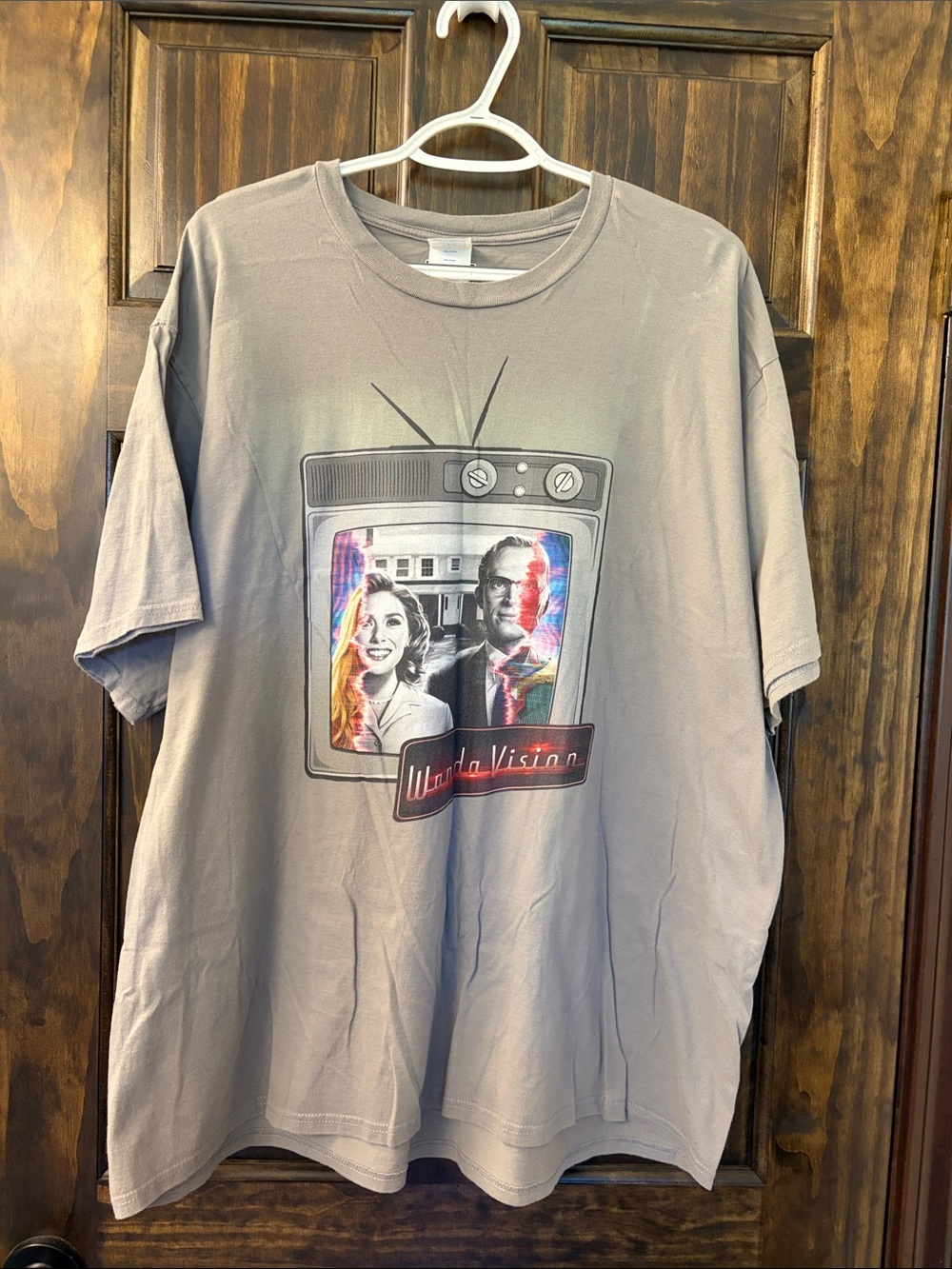 Marvel WandaVision Gray Short Sleeve Graphic Tee